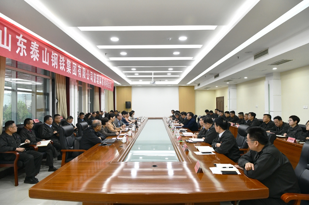 泰山鋼鐵集團通過QESN、兩化融合管理體系現場審核